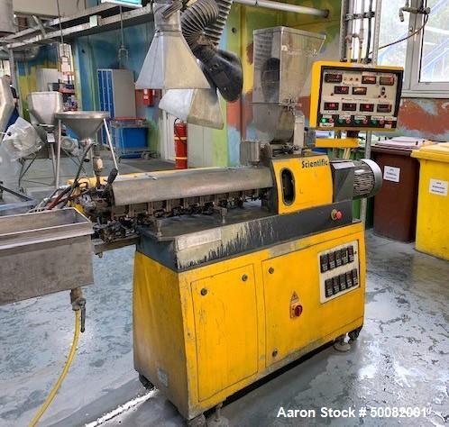 Used LabTech Scientific Twin Screw Extrusion Line