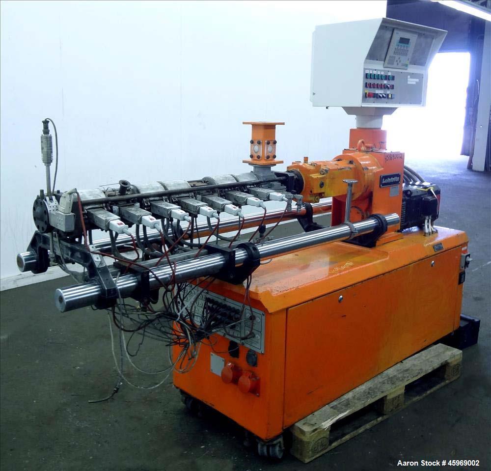 Used Leistritz Type LSM 34 GL Twin-Screw Extruder