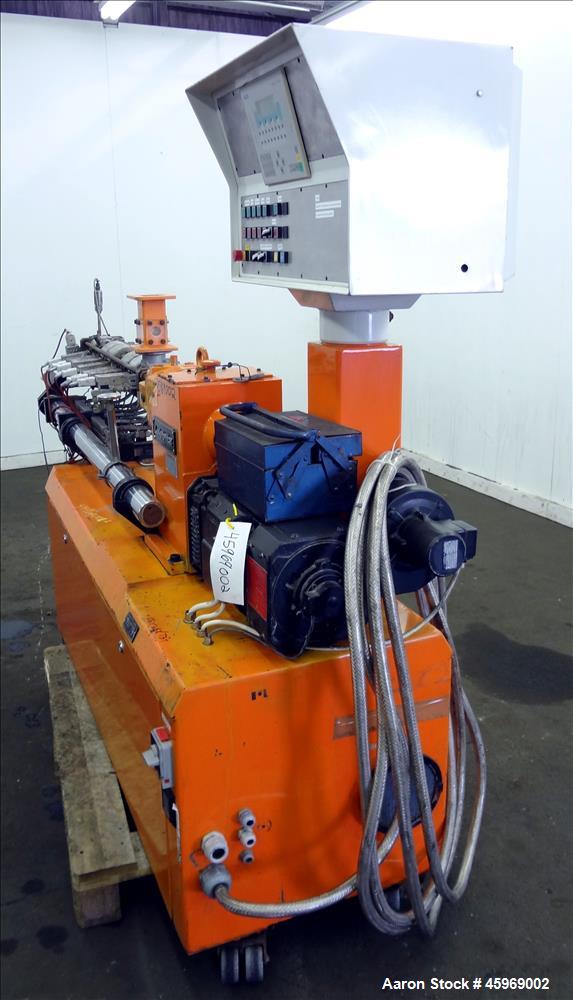 Used Leistritz Type LSM 34 GL Twin-Screw Extruder