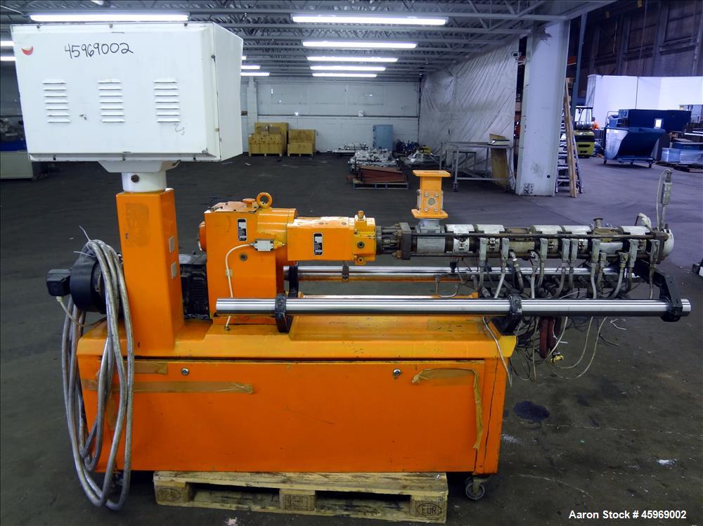Used Leistritz Type LSM 34 GL Twin-Screw Extruder