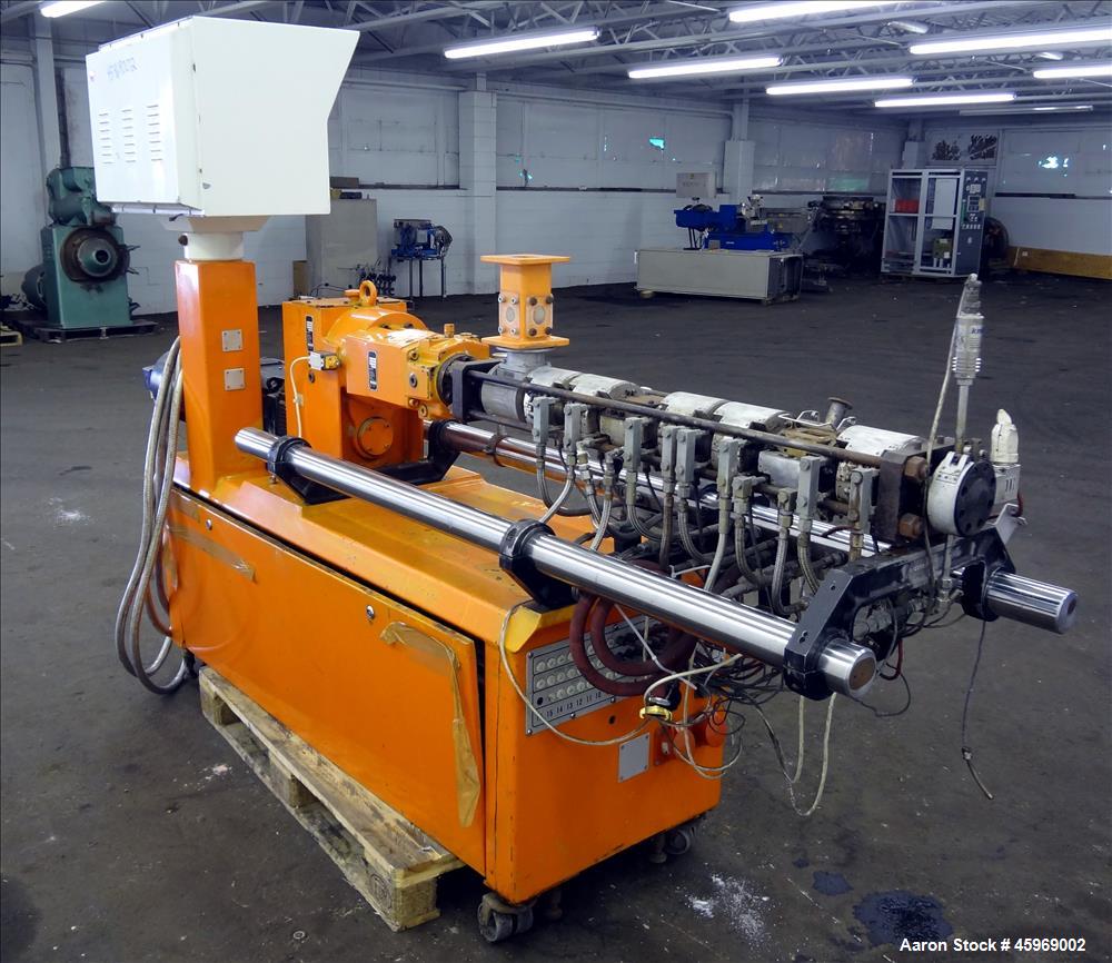 Used Leistritz Type LSM 34 GL Twin-Screw Extruder