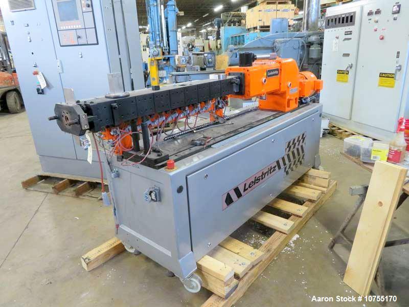 Used Leistritz MIC 27-GL-36D Twin Screw Extruder – 27mm, 36:1 L/D, 15.75 HP, Co-/Counter-Rotating, Built 2006