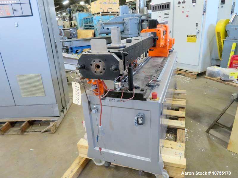 Used Leistritz MIC 27-GL-36D Twin Screw Extruder – 27mm, 36:1 L/D, 15.75 HP, Co-/Counter-Rotating, Built 2006