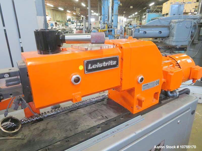 Used Leistritz MIC 27-GL-36D Twin Screw Extruder – 27mm, 36:1 L/D, 15.75 HP, Co-/Counter-Rotating, Built 2006