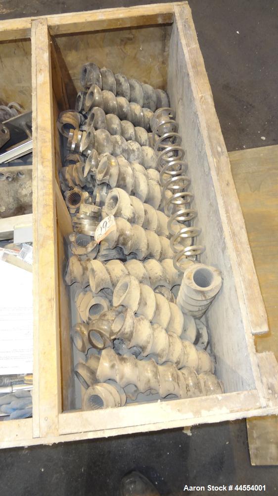 Used Leistritz 99.6mm Co-Rotating Twin Screw Extruder, Model ZSE100GL/40D, serial# 3141, built 2002. Approximately 40 to 1 L/D ratio. Electrically heated, water cooled. 9 Barrel zones, (1) top vented...