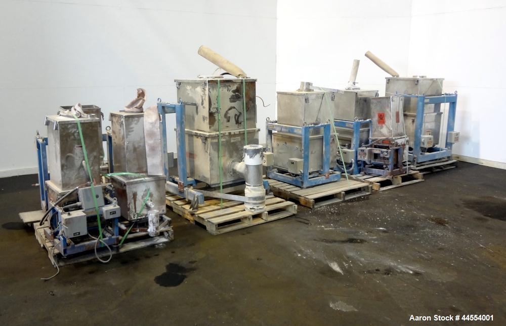 Used Leistritz 99.6mm Co-Rotating Twin Screw Extruder, Model ZSE100GL/40D, serial# 3141, built 2002. Approximately 40 to 1 L/D ratio. Electrically heated, water cooled. 9 Barrel zones, (1) top vented...