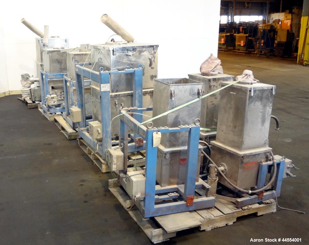 Used Leistritz 99.6mm Co-Rotating Twin Screw Extruder, Model ZSE100GL/40D, serial# 3141, built 2002. Approximately 40 to 1 L/D ratio. Electrically heated, water cooled. 9 Barrel zones, (1) top vented...