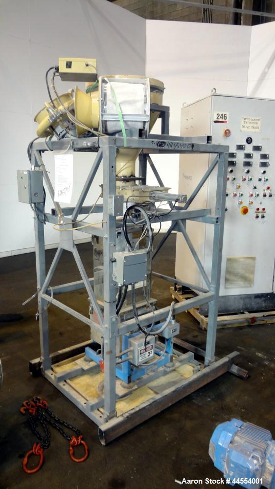 Used Leistritz 99.6mm Co-Rotating Twin Screw Extruder, Model ZSE100GL/40D, serial# 3141, built 2002. Approximately 40 to 1 L/D ratio. Electrically heated, water cooled. 9 Barrel zones, (1) top vented...