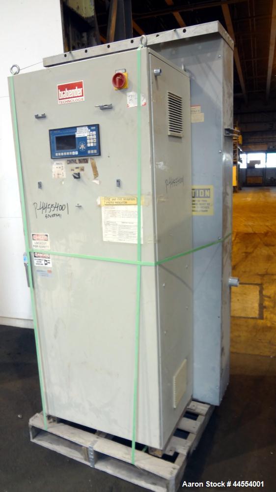 Used Leistritz 99.6mm Co-Rotating Twin Screw Extruder, Model ZSE100GL/40D, serial# 3141, built 2002. Approximately 40 to 1 L/D ratio. Electrically heated, water cooled. 9 Barrel zones, (1) top vented...