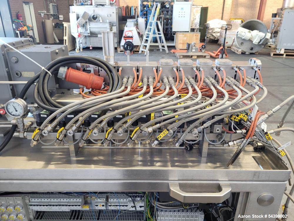 Used Leistritz ZSE 18 PH-40D Twin Screw Extruder System – Pharma Lab Scale Line with K-Tron Feeder & Pelletizer