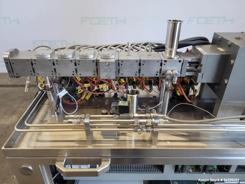 Used Leistritz ZSE 18 PH-40D Twin Screw Extruder System – Pharma Lab Scale Line with K-Tron Feeder & Pelletizer