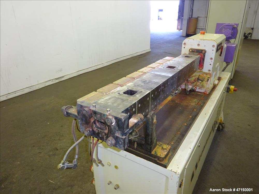 Used Leistritz 27mm Co-Rotating Twin Screw Extruder, Model ZSE 27/GL-36D. 36:1