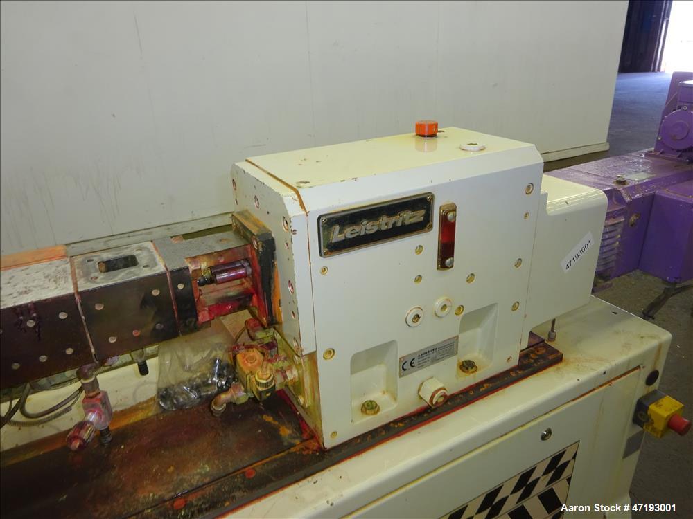 Used Leistritz 27mm Co-Rotating Twin Screw Extruder, Model ZSE 27/GL-36D. 36:1