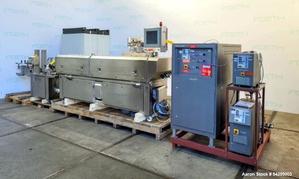 Used Leistritz ZSE 27 HP-PH-40D Twin Screw Extruder System – Complete Pharma Line with Chiller & Granulator (2010)