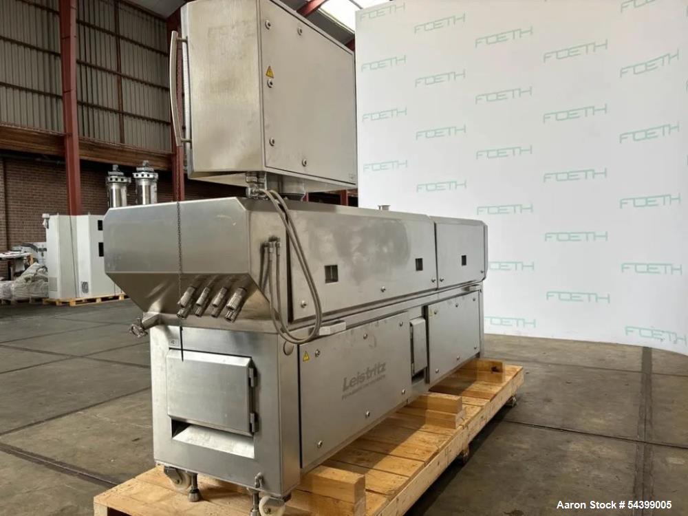 Used Leistritz ZSE 27 HP-PH-40D Twin Screw Extruder – Pharmaceutical Grade 27mm Co-Rotating Extruder System