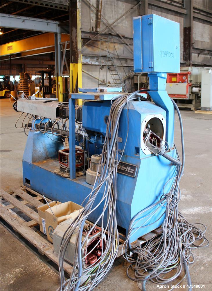 Used Leistriz Twin Screw Extruder, Type ZSE 40 GL-28D, 40 mm diameter, 28:1 L/D