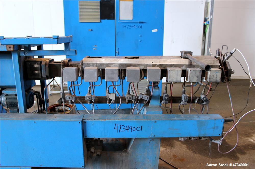 Used Leistriz Twin Screw Extruder, Type ZSE 40 GL-28D, 40 mm diameter, 28:1 L/D
