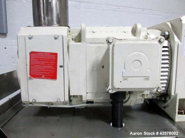 Used Leistriz Twin Screw Extruder, Model ZSE 50 GL/36D. 50 mm Screws, co-rotating, 36 to 1 L/D, (9) total barrel segments with (1) feed, (1) vented, (7) non vented segments, 300 maximum rpm, 7.38 to ...