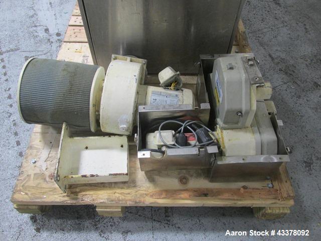 Used Leistriz Twin Screw Extruder, Model ZSE 50 GL/36D. 50 mm Screws, co-rotating, 36 to 1 L/D, (9) total barrel segments with (1) feed, (1) vented, (7) non vented segments, 300 maximum rpm, 7.38 to ...