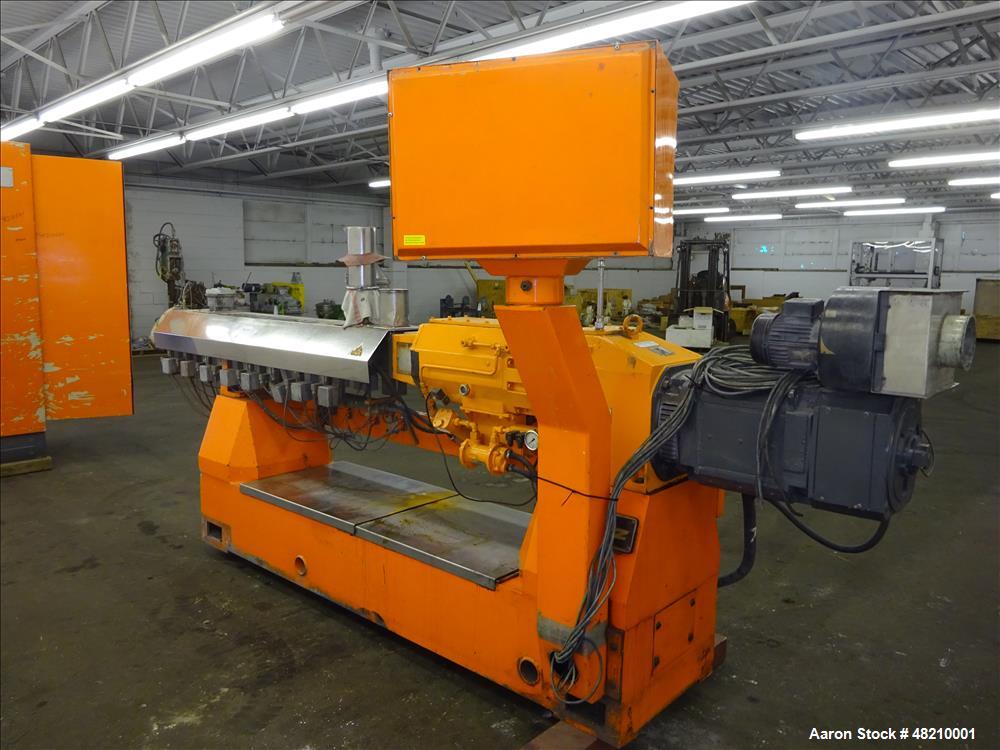 Used Leistritz 50mm Co-Rotating Twin Screw Extruder, Model ZSE 50/Gl-36D, 36:1