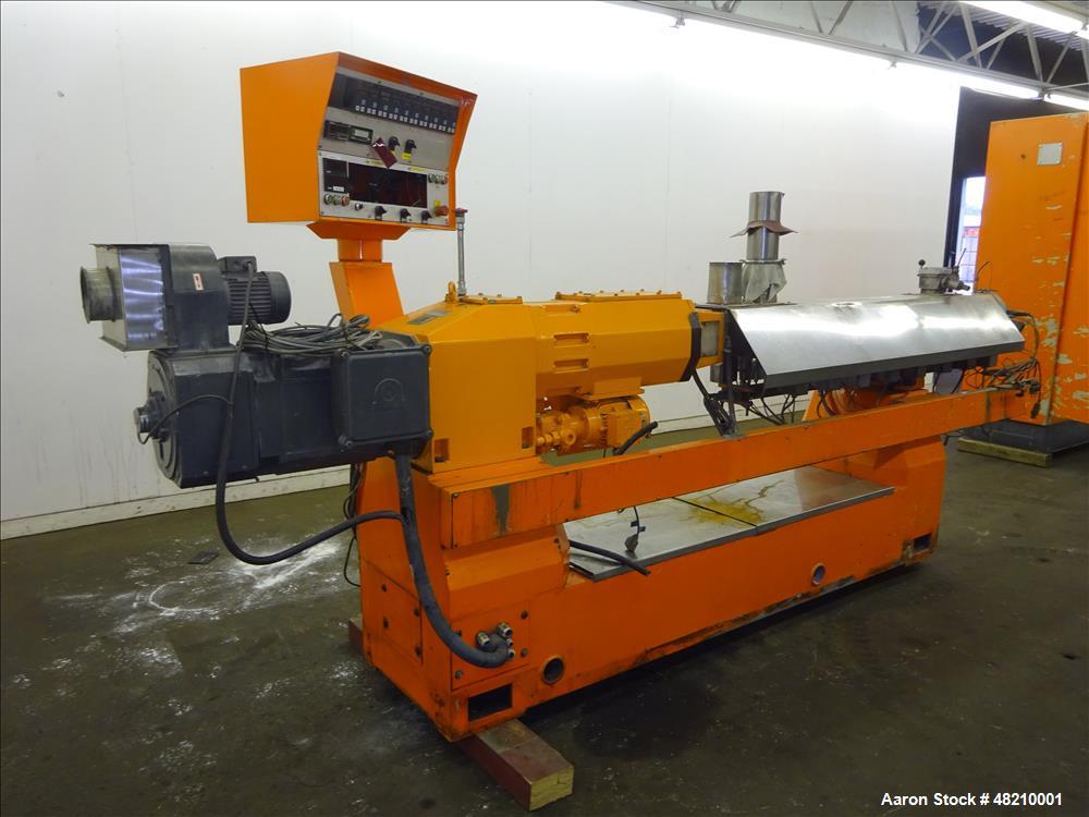 Used Leistritz 50mm Co-Rotating Twin Screw Extruder, Model ZSE 50/Gl-36D, 36:1