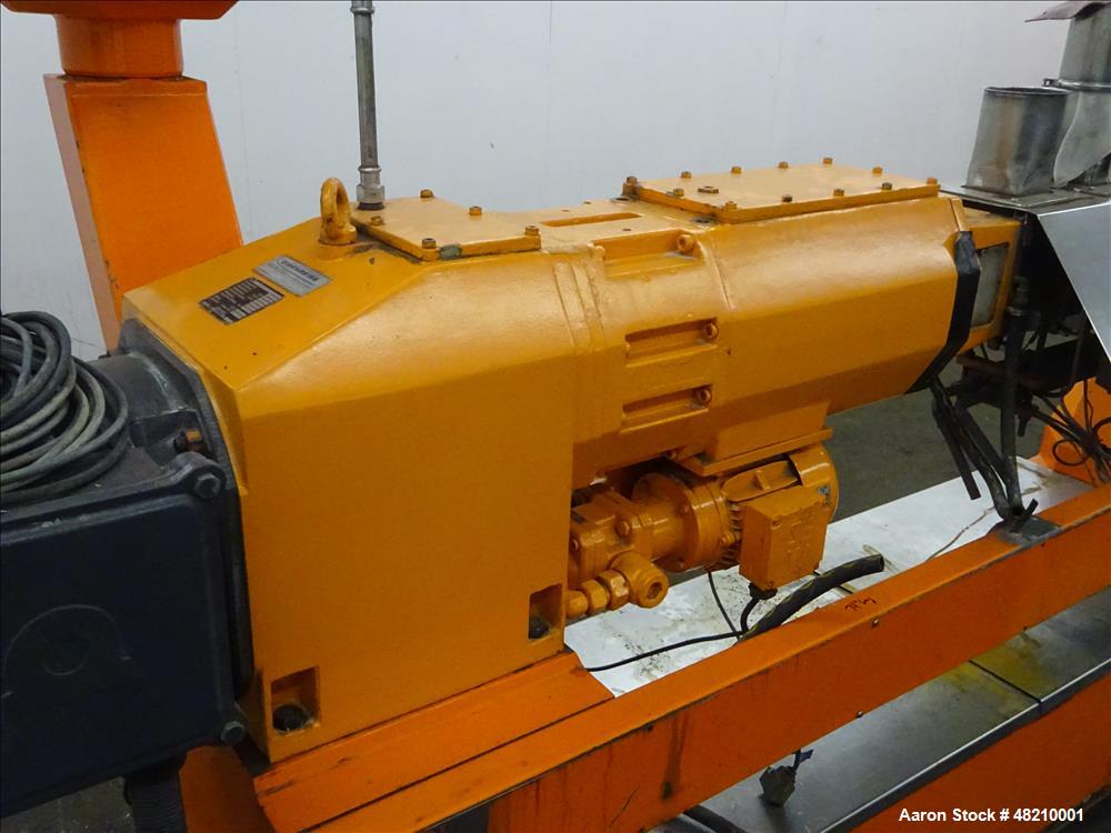 Used Leistritz 50mm Co-Rotating Twin Screw Extruder, Model ZSE 50/Gl-36D, 36:1