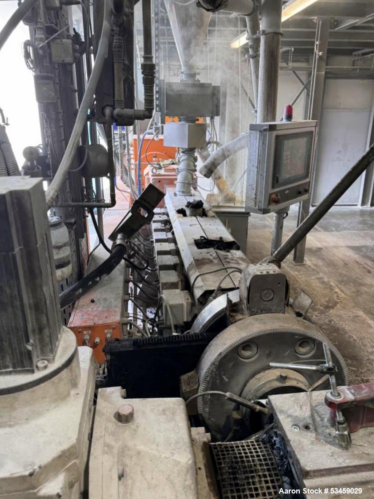 Used Leistritz ZSE 60 MAXX-36D Twin Screw Extrusion Line with Pelletizing System – 495 kW Drive – Auction Asset
