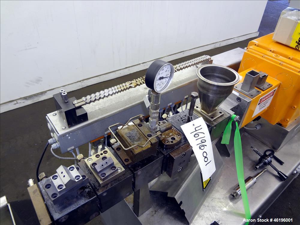 Used Leistritz Twin Screw Co-Rotating Extrusion Line