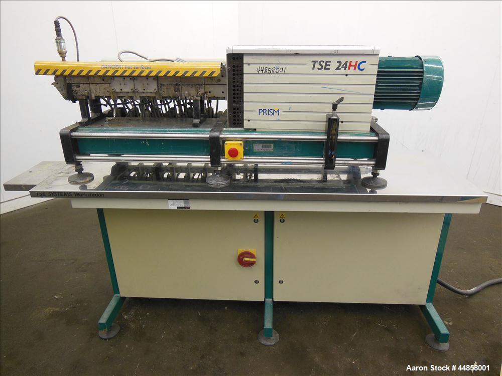 Used Prism TSE24-HC Lab Size Twin Screw Extrusion Line