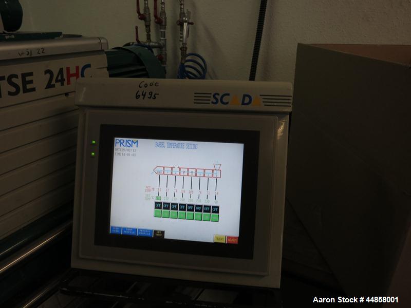 Used Prism TSE24-HC Lab Size Twin Screw Extrusion Line