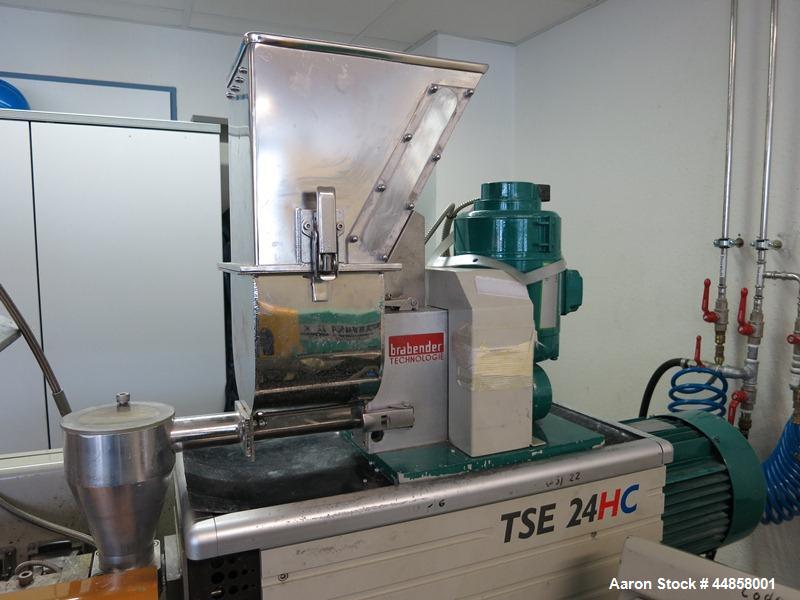 Used Prism TSE24-HC Lab Size Twin Screw Extrusion Line