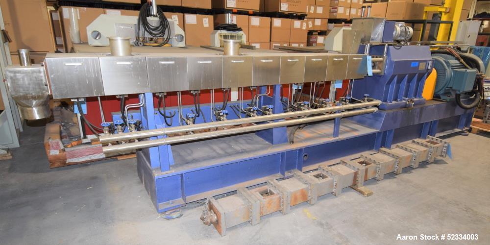 Used- Xintian Machinery Parallel Twin Screw Extruder