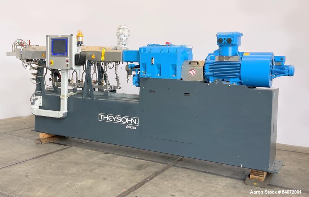 Unused Theyson TSK 060-44D-EXH 1500 Twin Screw Extruder | 60mm | 55 kW | 44:1 L/D | ATEX Motor
