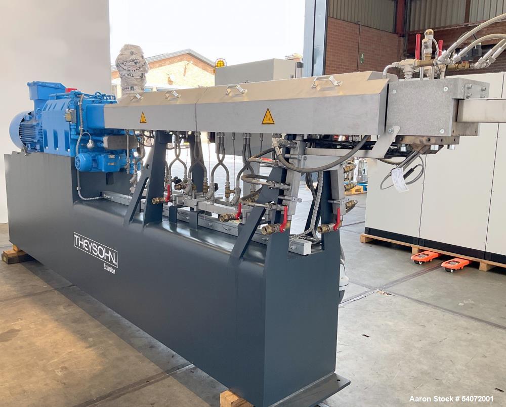 Unused Theyson TSK 060-44D-EXH 1500 Twin Screw Extruder | 60mm | 55 kW | 44:1 L/D | ATEX Motor