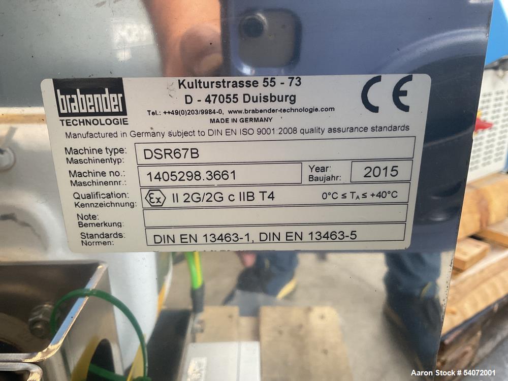Unused Theyson TSK 060-44D-EXH 1500 Twin Screw Extruder | 60mm | 55 kW | 44:1 L/D | ATEX Motor