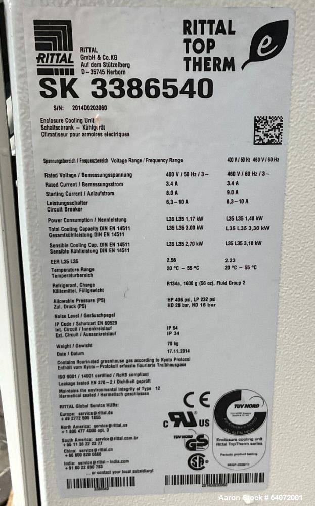 Unused Theyson TSK 060-44D-EXH 1500 Twin Screw Extruder | 60mm | 55 kW | 44:1 L/D | ATEX Motor