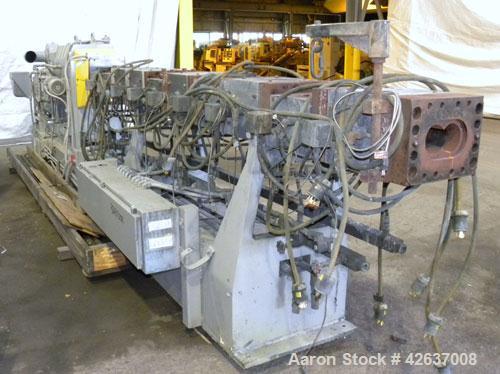 Used Theysohn 90 mm Twin Screw Extruder/ Compounder, Type TSK 90/40D