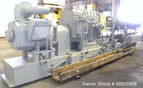 Used Theysohn 90 mm Twin Screw Extruder/ Compounder, Type TSK 90/40D