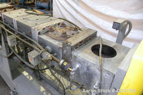 Used Theysohn 90 mm Twin Screw Extruder/ Compounder, Type TSK 90/40D