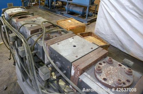 Used Theysohn 90 mm Twin Screw Extruder/ Compounder, Type TSK 90/40D