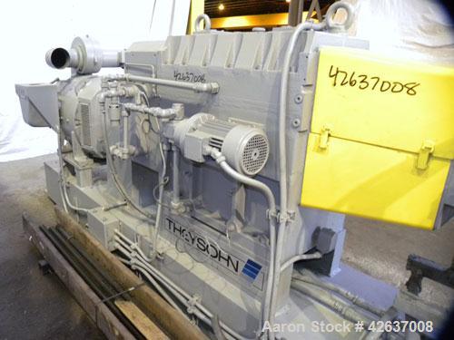 Used Theysohn 90 mm Twin Screw Extruder/ Compounder, Type TSK 90/40D