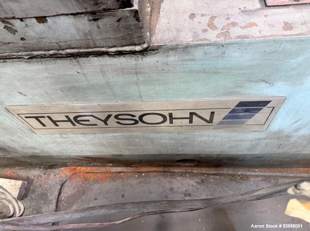 Used Theysohn 45mm Co-Rotating Twin Screw Extruder TSK-N 045 – 500 RPM, 50 HP Gearbox, Side Feeder