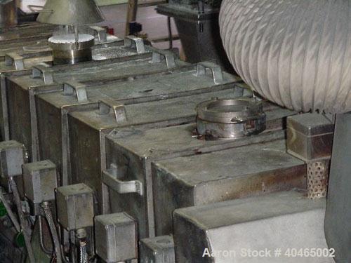 Used-Theyson Twin Screw Extruder, Type TSK60/1. 60 mm (2.34") diameter screws, 36:1 L/D. Side by side, co-rotating. 9 housin...