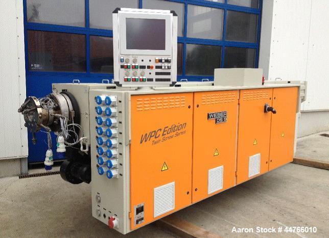 Used Weber Twin Screw Extruder, Model DS 9.25 FE