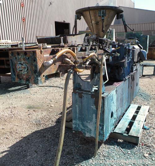 Used Werner Pfleiderer 58mm Continua Twin Screw Extruder, Type 58/28