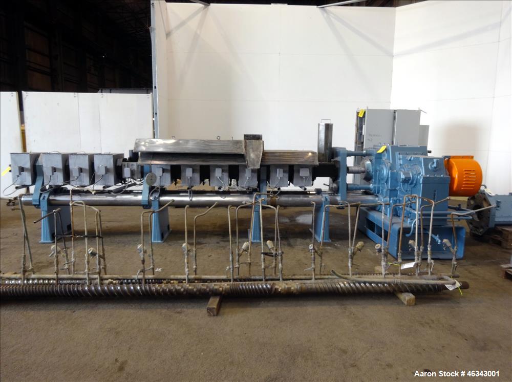 Used Werner & Pfleiderer ZSK 120MM Twin Screw Extruder.