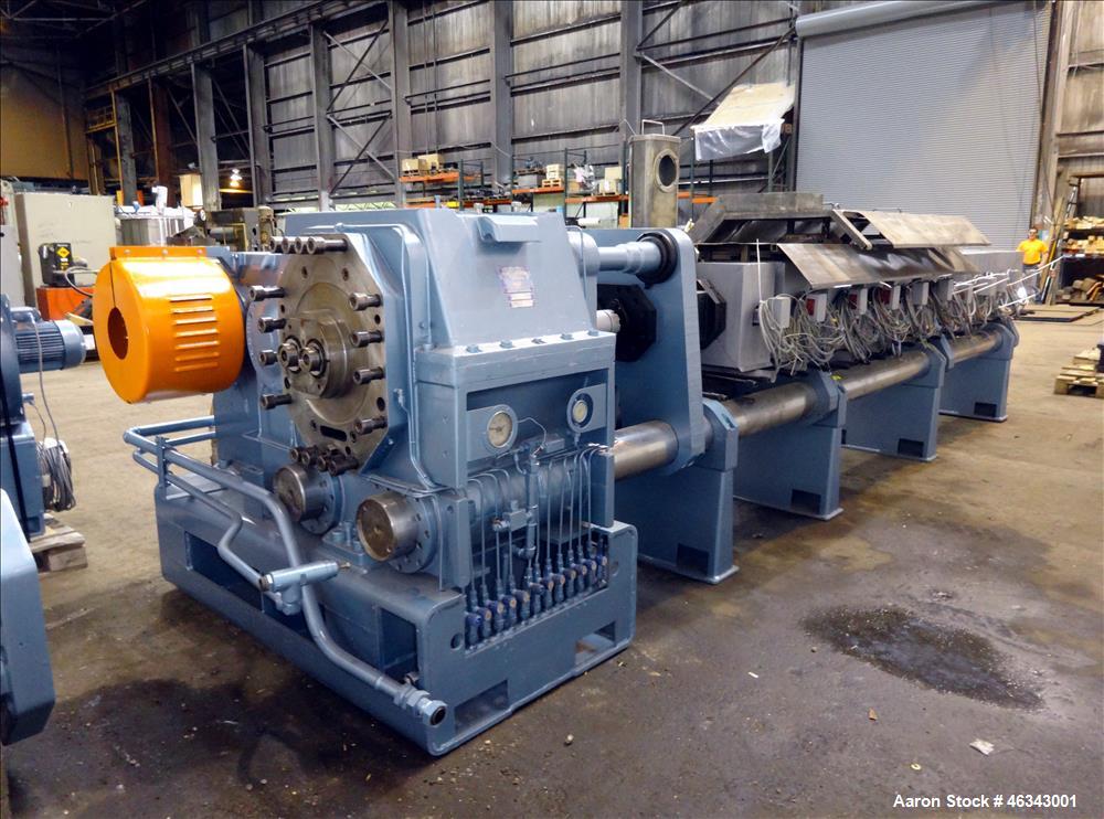 Used Werner & Pfleiderer ZSK 120MM Twin Screw Extruder.