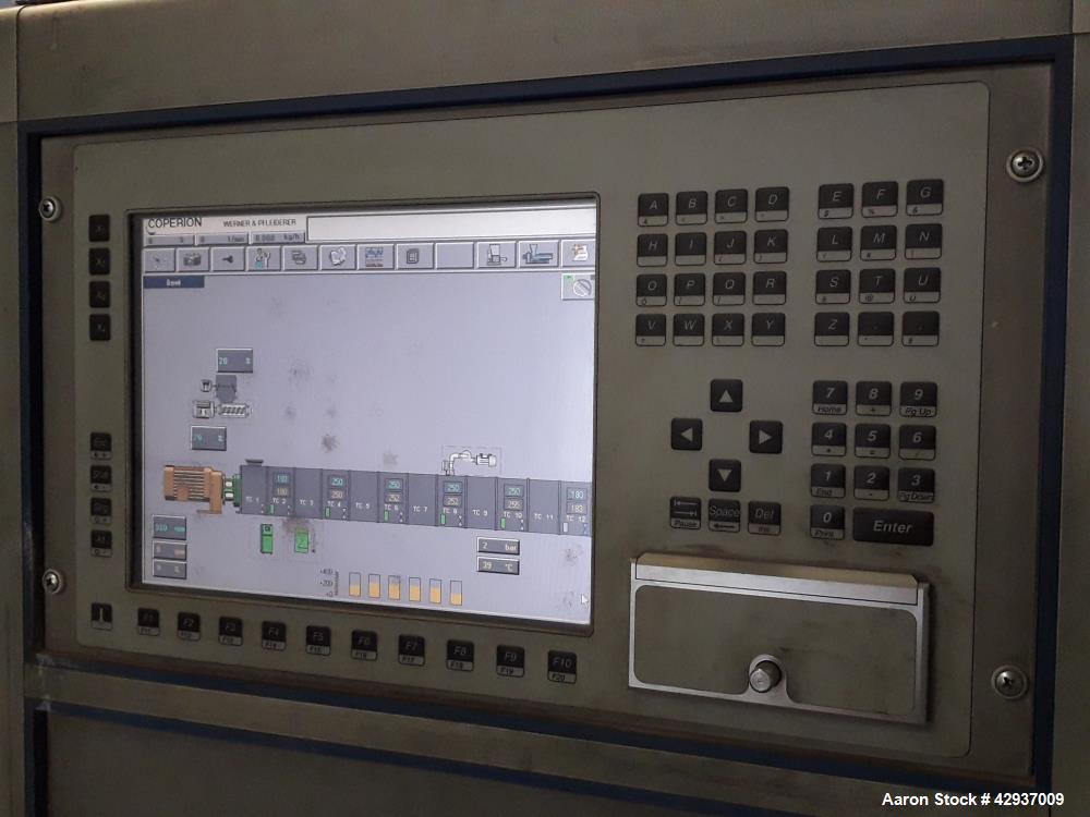 Used Werner & Pfleiderer Twin Screw Extruder, Type ZSK 25 P8 E WLE