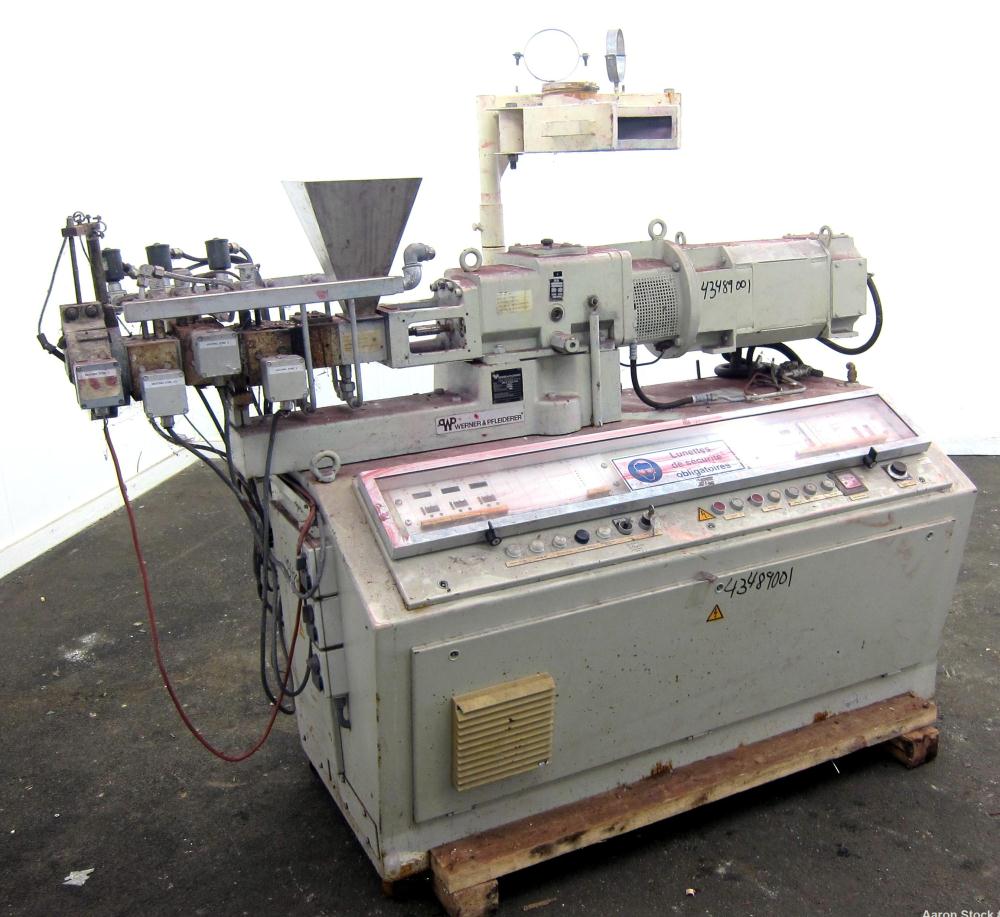 Used Werner Pfleiderer 25mm Twin Screw Extruder, Type ZSK 25 P8.2 E-PULA