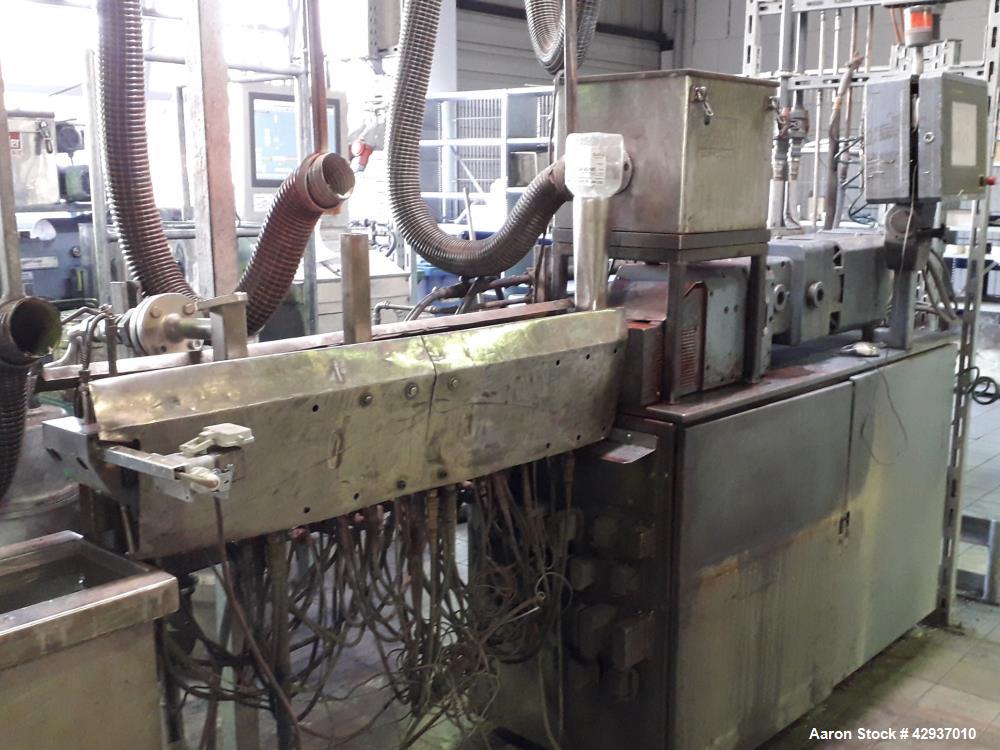 Used Werner & Pfleiderer Twin Screw Extruder, Type ZSK 25